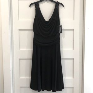 NWT Jessica Howard Evenings Black Cocktail Dress